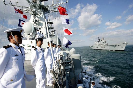 英国vs中国军舰